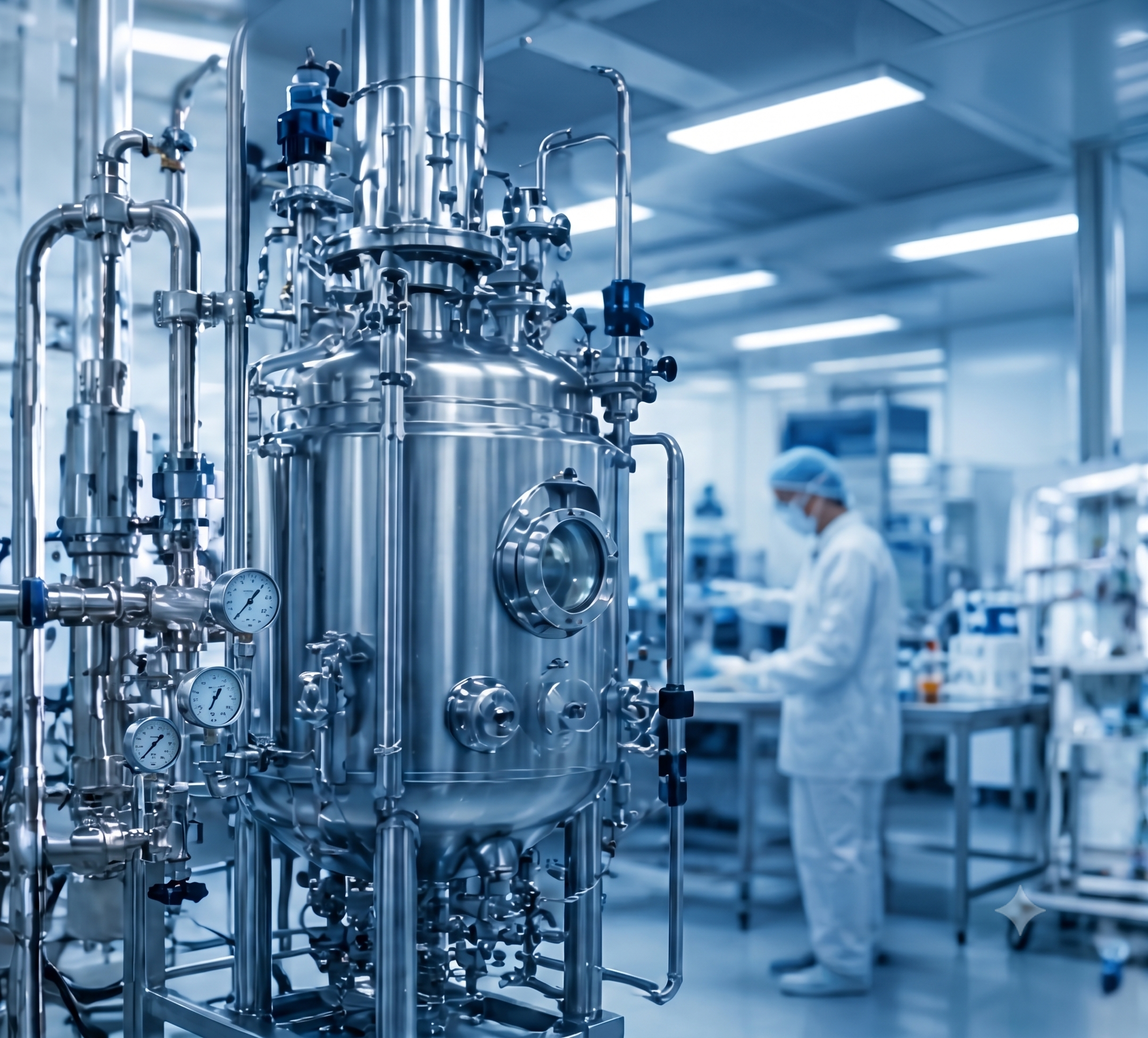 Biotechnology Fermentation technology illustration