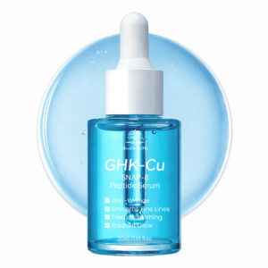 OEM 0.5% 5000ppm GHK-Cu Blue Copper Peptide Facial Serum Anti-Aging Wrinkle Repair Firming Lifting Collagen Boosting Treatment for Skincare Brands