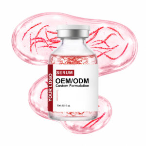 OEM & ODM Private Label Red Peptide Facial Ampoule Serum Manufacturer
