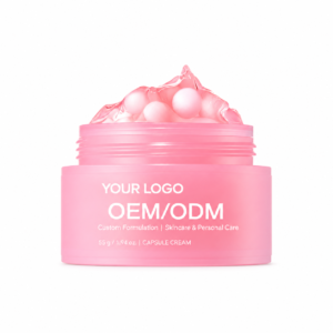 OEM & ODM Private Label PDRN Pink Collagen Capsule Facial Cream Manufacturer